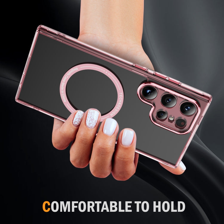 For Samsung Galaxy S24 Ultra 5G Airbag Magsafe PC Hybrid TPU Phone Case