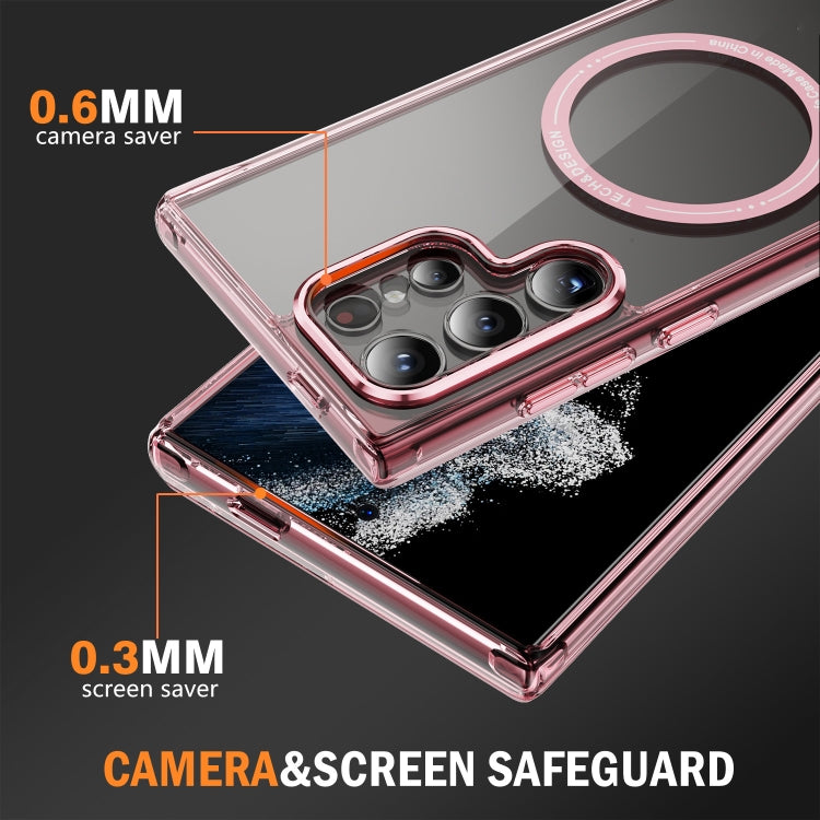 For Samsung Galaxy S24 Ultra 5G Airbag Magsafe PC Hybrid TPU Phone Case