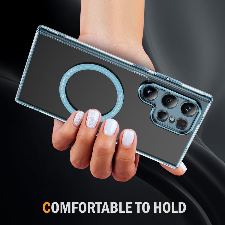 For Samsung Galaxy S24 Ultra 5G Airbag Magsafe PC Hybrid TPU Phone Case