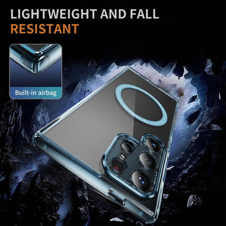 For Samsung Galaxy S24 Ultra 5G Airbag Magsafe PC Hybrid TPU Phone Case