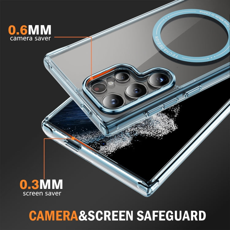 For Samsung Galaxy S24 Ultra 5G Airbag Magsafe PC Hybrid TPU Phone Case