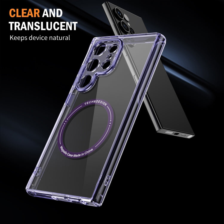 For Samsung Galaxy S24 Ultra 5G Airbag Magsafe PC Hybrid TPU Phone Case