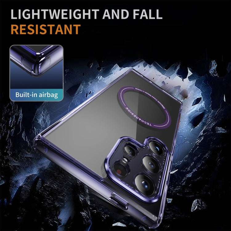 For Samsung Galaxy S24 Ultra 5G Airbag Magsafe PC Hybrid TPU Phone Case