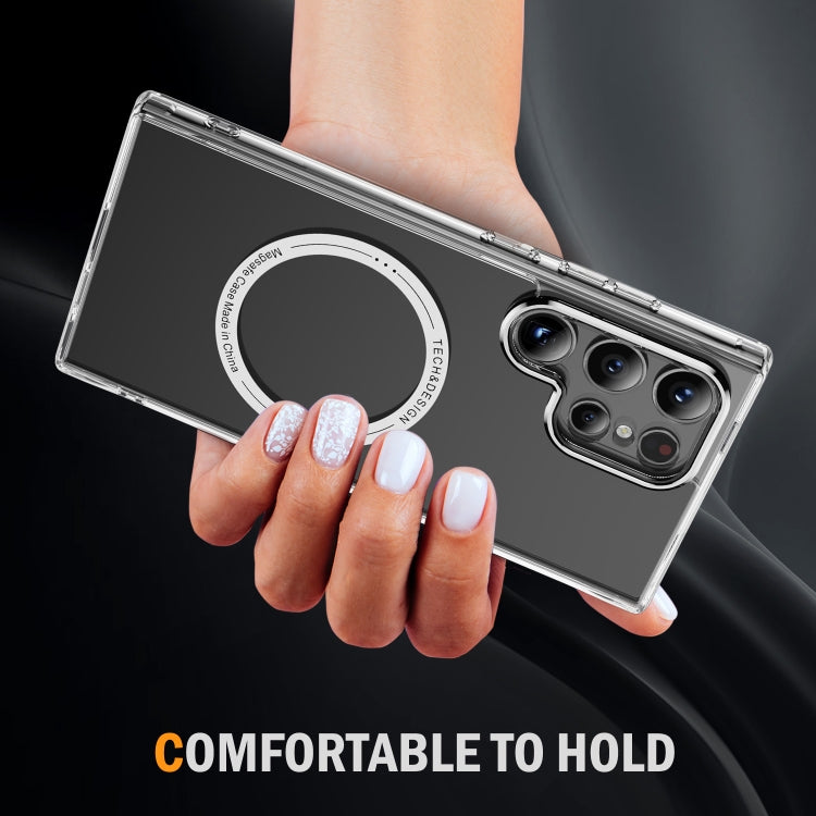 For Samsung Galaxy S24 Ultra 5G Airbag Magsafe PC Hybrid TPU Phone Case