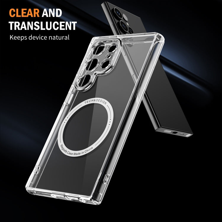 For Samsung Galaxy S24 Ultra 5G Airbag Magsafe PC Hybrid TPU Phone Case