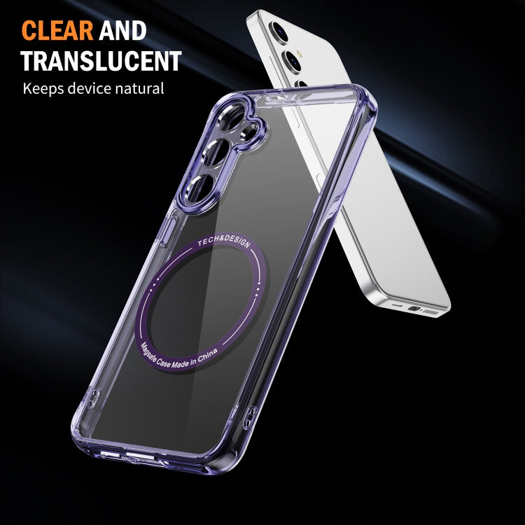 For Samsung Galaxy S24+ 5G Airbag Magsafe PC Hybrid TPU Phone Case