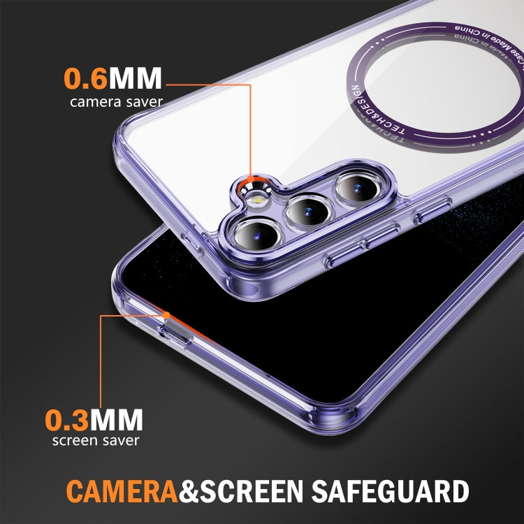 For Samsung Galaxy S24+ 5G Airbag Magsafe PC Hybrid TPU Phone Case