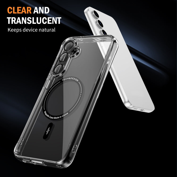 For Samsung Galaxy S23 FE 5G Airbag Magsafe PC Hybrid TPU Phone Case