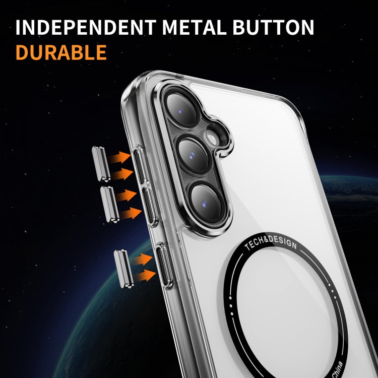 For Samsung Galaxy S23 FE 5G Airbag Magsafe PC Hybrid TPU Phone Case