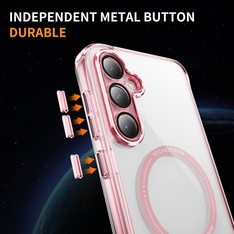 For Samsung Galaxy S23 FE 5G Airbag Magsafe PC Hybrid TPU Phone Case