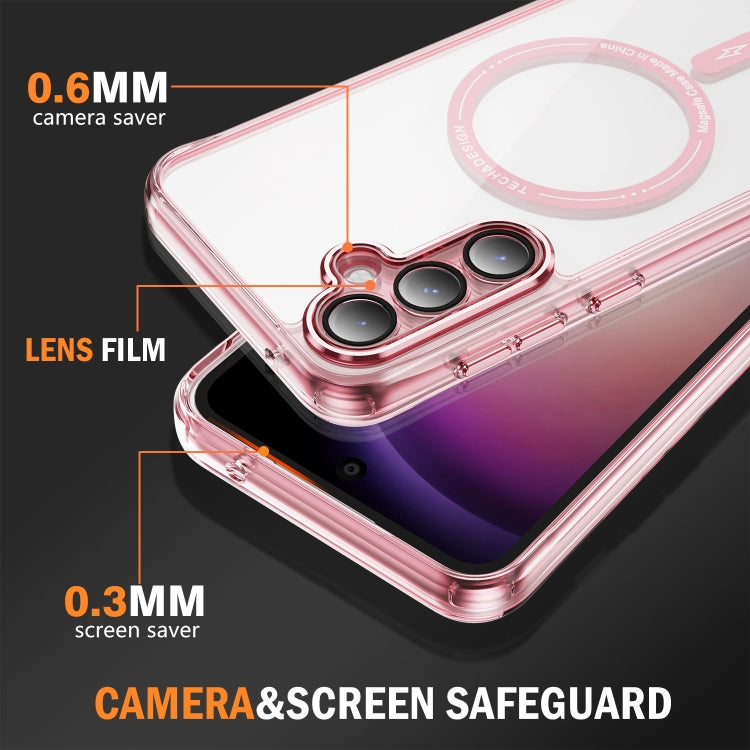 For Samsung Galaxy S23 FE 5G Airbag Magsafe PC Hybrid TPU Phone Case