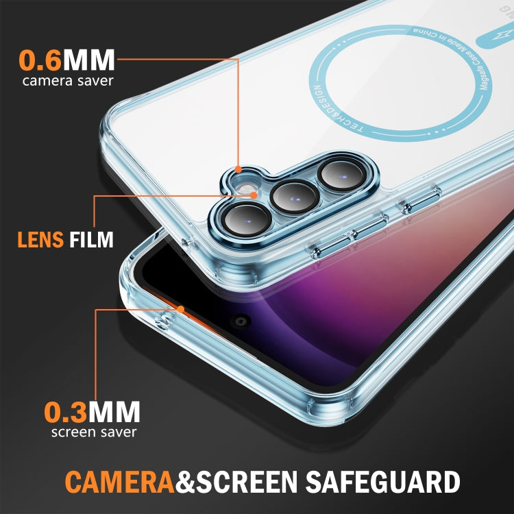 For Samsung Galaxy S23 FE 5G Airbag Magsafe PC Hybrid TPU Phone Case
