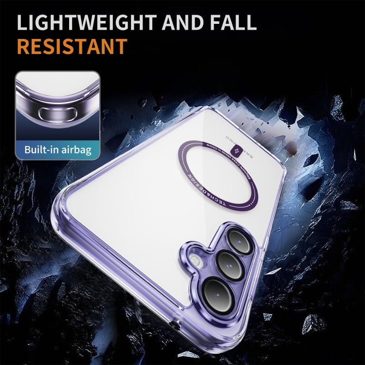 For Samsung Galaxy S23 FE 5G Airbag Magsafe PC Hybrid TPU Phone Case