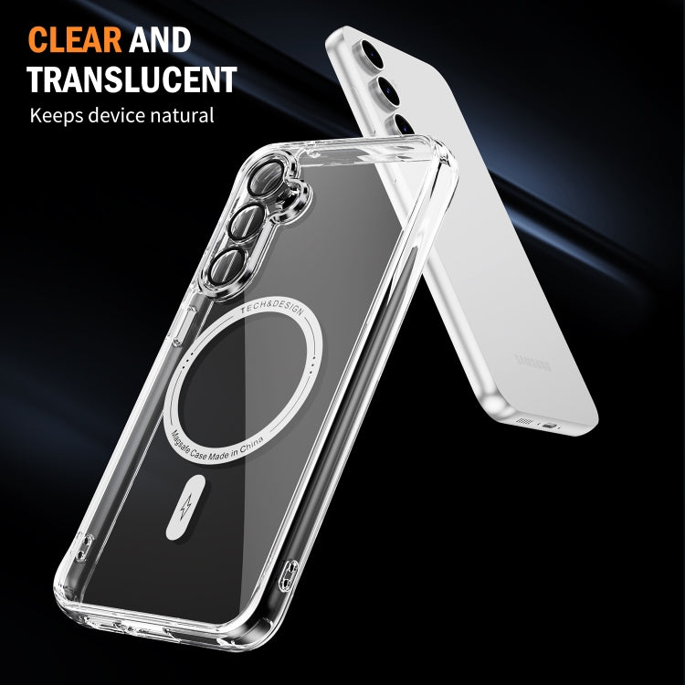 For Samsung Galaxy S23 FE 5G Airbag Magsafe PC Hybrid TPU Phone Case