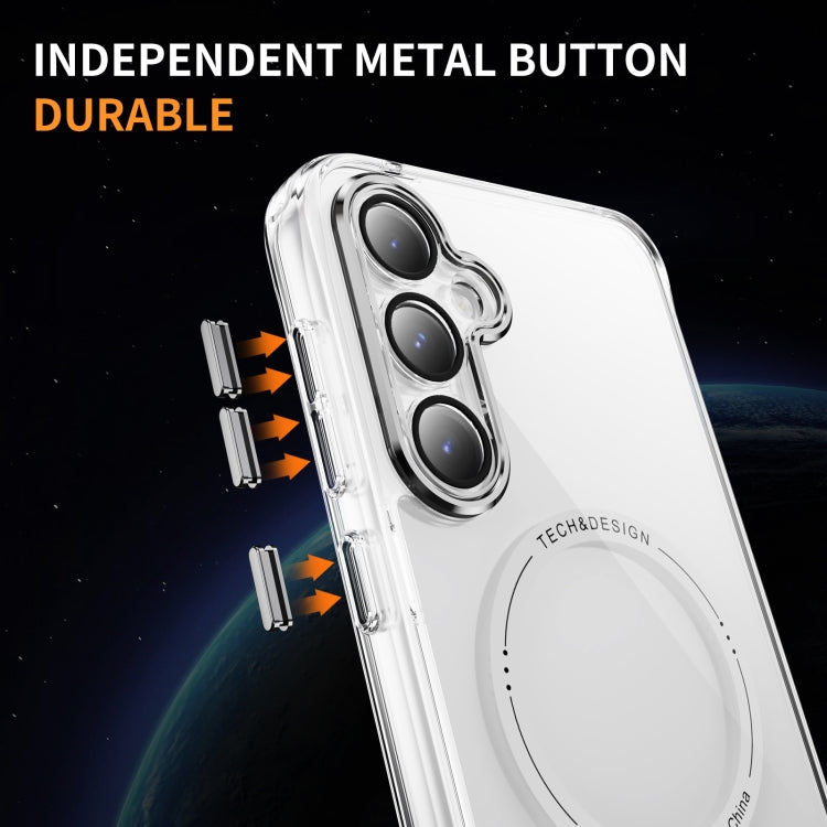 For Samsung Galaxy S23 FE 5G Airbag Magsafe PC Hybrid TPU Phone Case