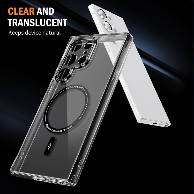 For Samsung Galaxy S23 Ultra 5G Airbag Magsafe PC Hybrid TPU Phone Case