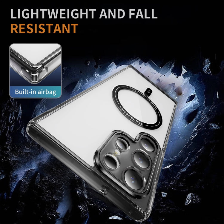 For Samsung Galaxy S23 Ultra 5G Airbag Magsafe PC Hybrid TPU Phone Case