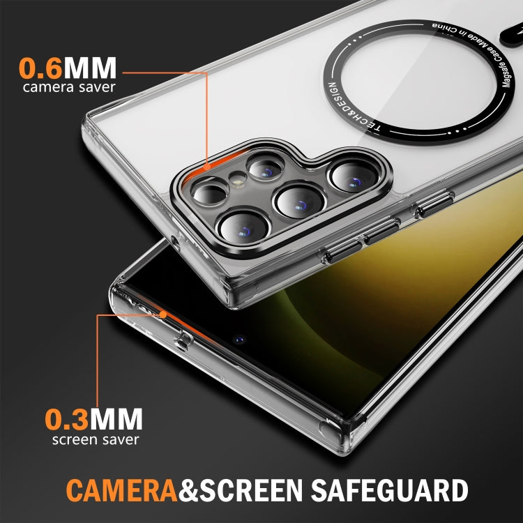 For Samsung Galaxy S23 Ultra 5G Airbag Magsafe PC Hybrid TPU Phone Case
