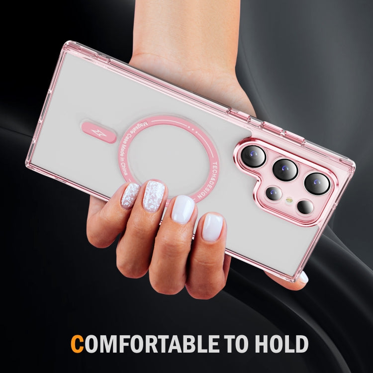 For Samsung Galaxy S23 Ultra 5G Airbag Magsafe PC Hybrid TPU Phone Case
