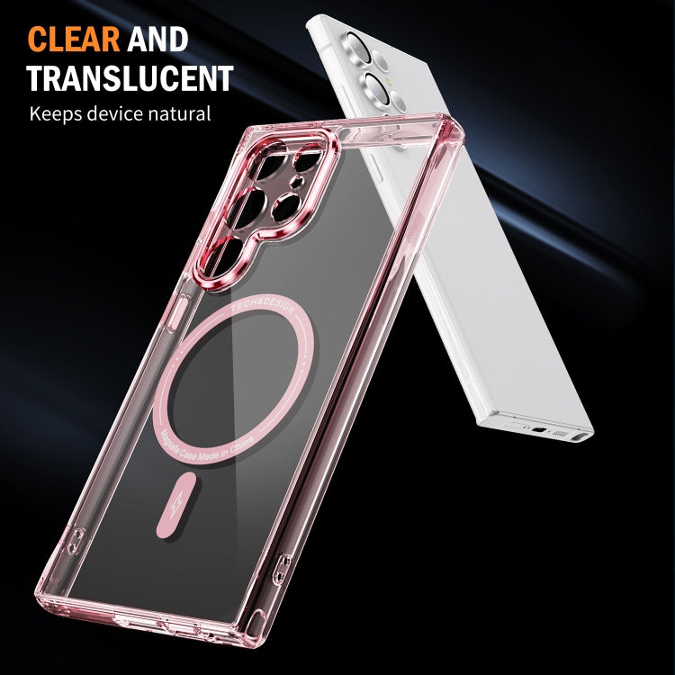 For Samsung Galaxy S23 Ultra 5G Airbag Magsafe PC Hybrid TPU Phone Case