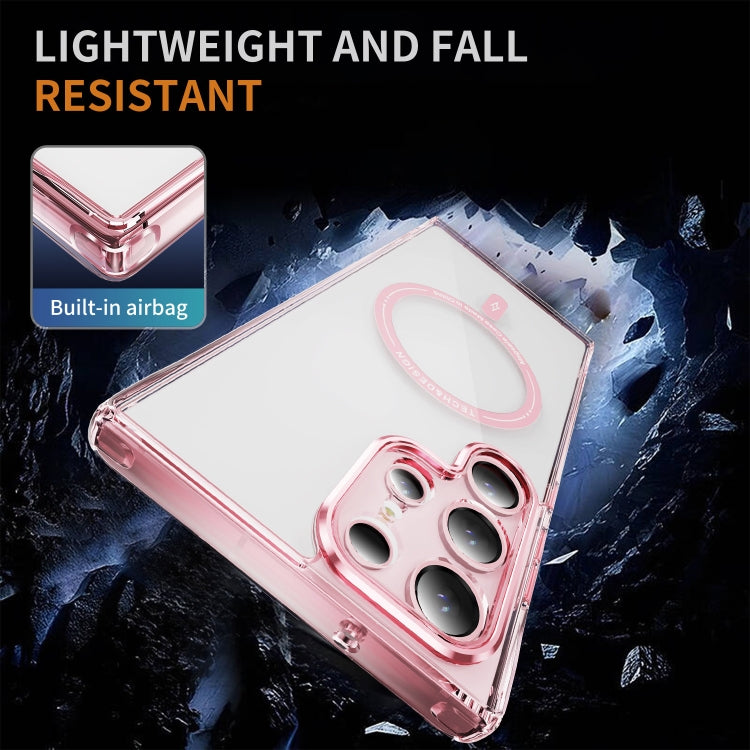 For Samsung Galaxy S23 Ultra 5G Airbag Magsafe PC Hybrid TPU Phone Case