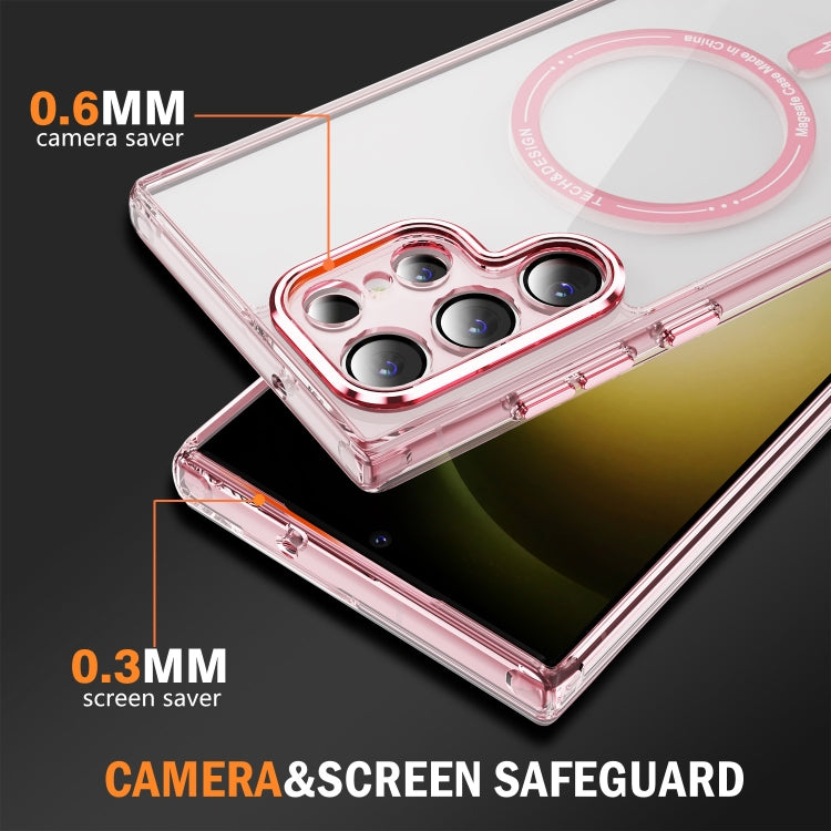 For Samsung Galaxy S23 Ultra 5G Airbag Magsafe PC Hybrid TPU Phone Case