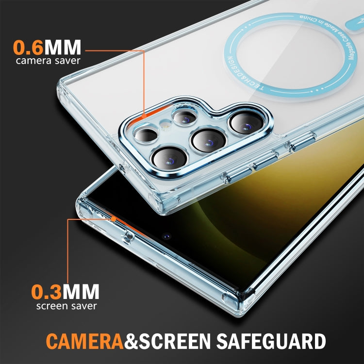For Samsung Galaxy S23 Ultra 5G Airbag Magsafe PC Hybrid TPU Phone Case