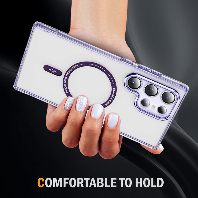 For Samsung Galaxy S23 Ultra 5G Airbag Magsafe PC Hybrid TPU Phone Case