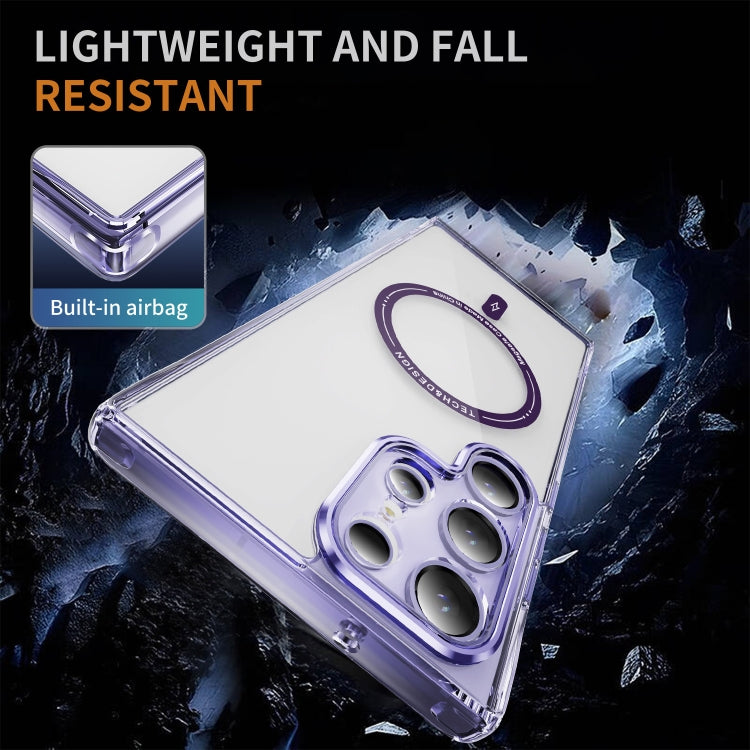 For Samsung Galaxy S23 Ultra 5G Airbag Magsafe PC Hybrid TPU Phone Case