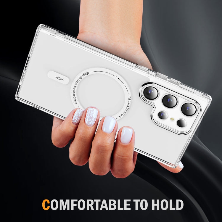 For Samsung Galaxy S23 Ultra 5G Airbag Magsafe PC Hybrid TPU Phone Case