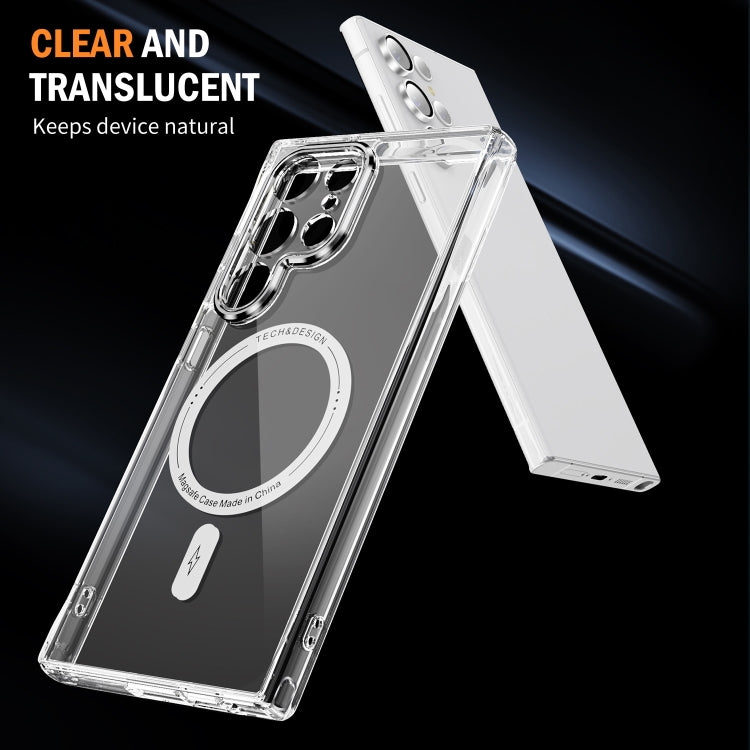 For Samsung Galaxy S23 Ultra 5G Airbag Magsafe PC Hybrid TPU Phone Case