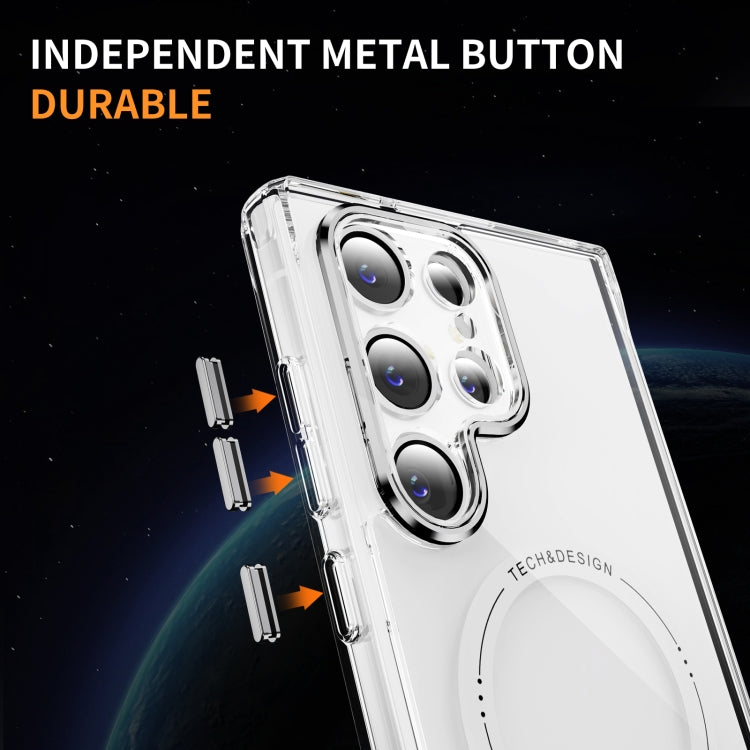 For Samsung Galaxy S23 Ultra 5G Airbag Magsafe PC Hybrid TPU Phone Case