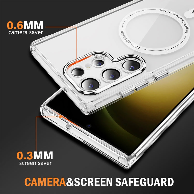For Samsung Galaxy S23 Ultra 5G Airbag Magsafe PC Hybrid TPU Phone Case