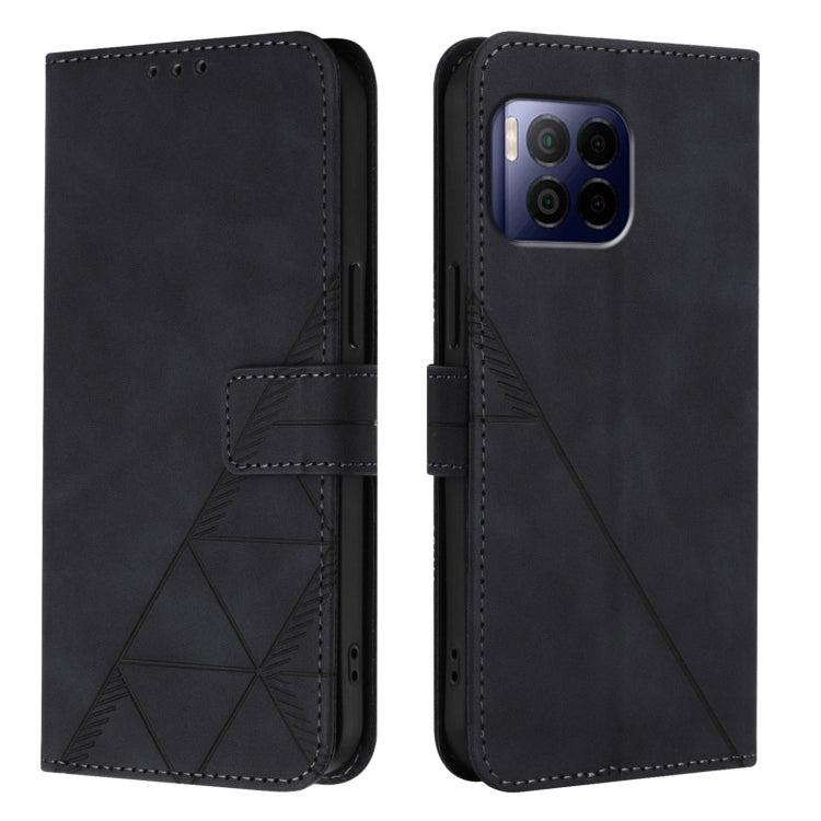 For T-Mobile REVVL 7 Pro 5G Crossbody 3D Embossed Flip Leather Phone Case