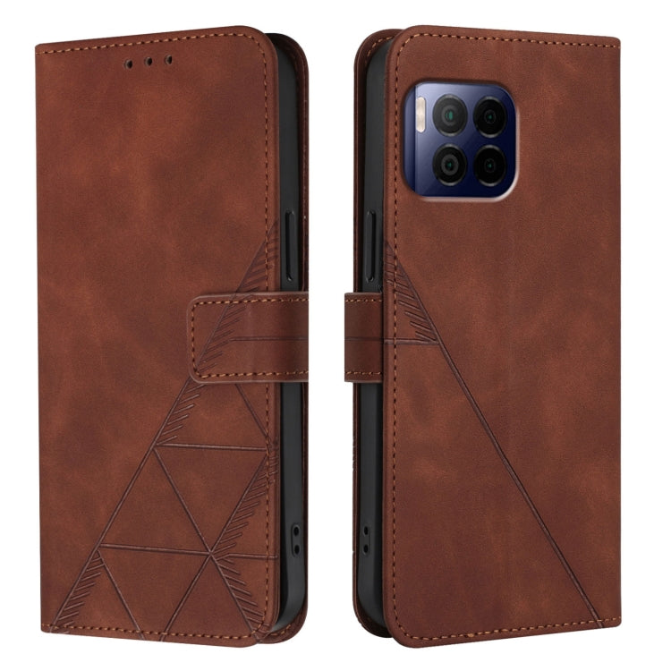 For T-Mobile REVVL 7 Pro 5G Crossbody 3D Embossed Flip Leather Phone Case