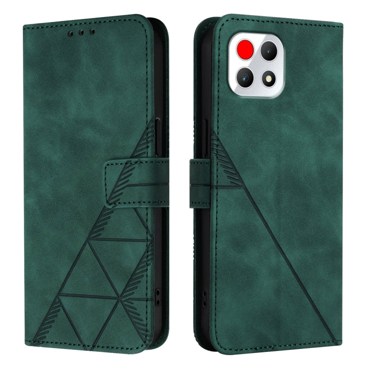 For T-Mobile REVVL 7 5G Crossbody 3D Embossed Flip Leather Phone Case