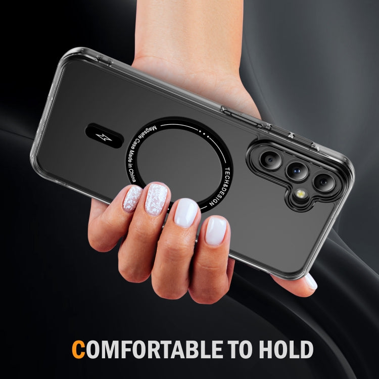 For Samsung Galaxy A55 5G Airbag Magsafe PC Hybrid TPU Phone Case