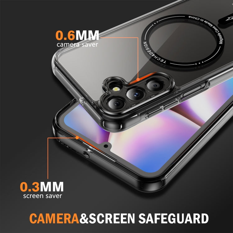 For Samsung Galaxy A55 5G Airbag Magsafe PC Hybrid TPU Phone Case