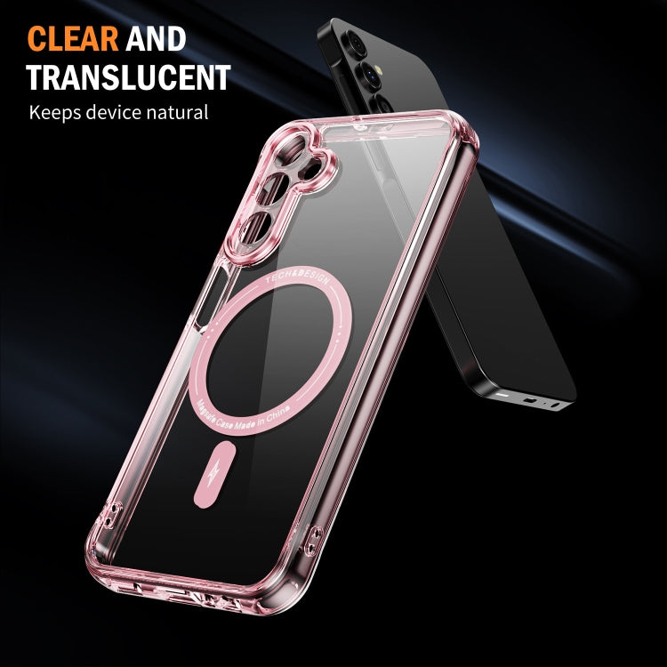 For Samsung Galaxy A55 5G Airbag Magsafe PC Hybrid TPU Phone Case