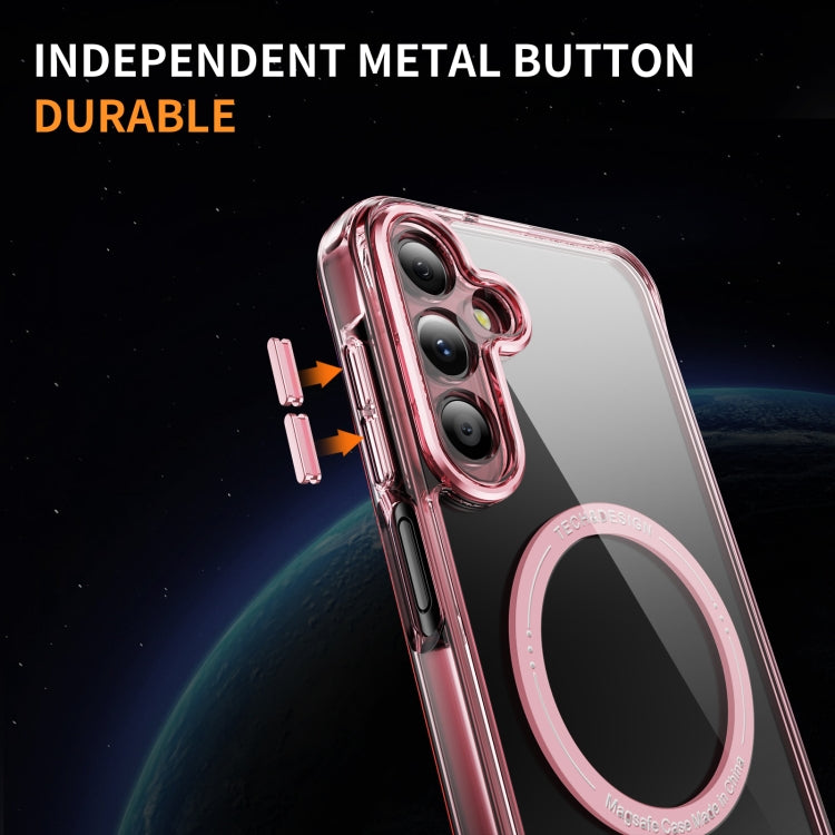 For Samsung Galaxy A55 5G Airbag Magsafe PC Hybrid TPU Phone Case