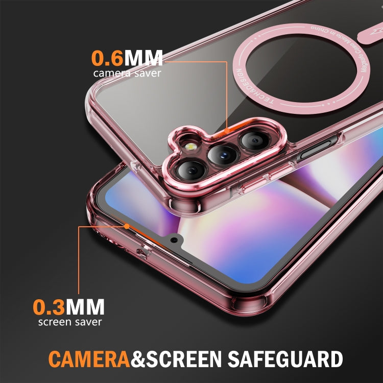 For Samsung Galaxy A55 5G Airbag Magsafe PC Hybrid TPU Phone Case