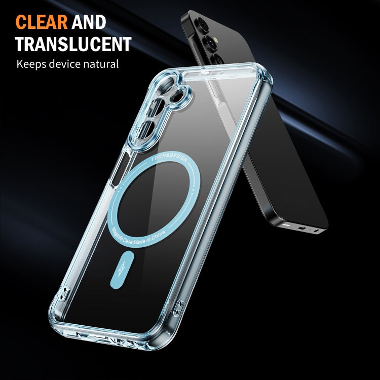 For Samsung Galaxy A55 5G Airbag Magsafe PC Hybrid TPU Phone Case