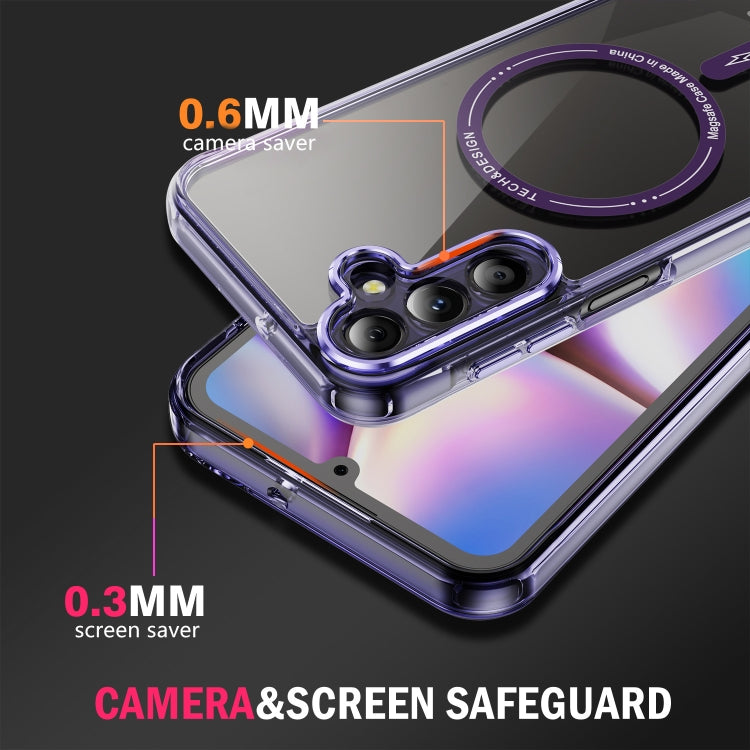 For Samsung Galaxy A55 5G Airbag Magsafe PC Hybrid TPU Phone Case