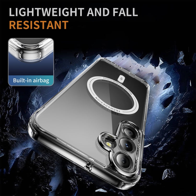 For Samsung Galaxy A55 5G Airbag Magsafe PC Hybrid TPU Phone Case