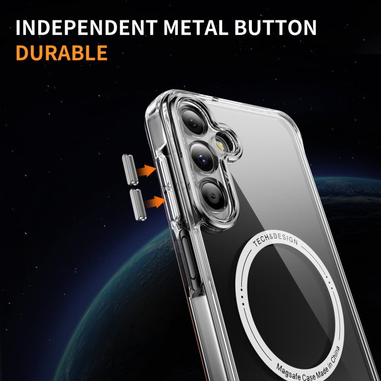 For Samsung Galaxy A55 5G Airbag Magsafe PC Hybrid TPU Phone Case