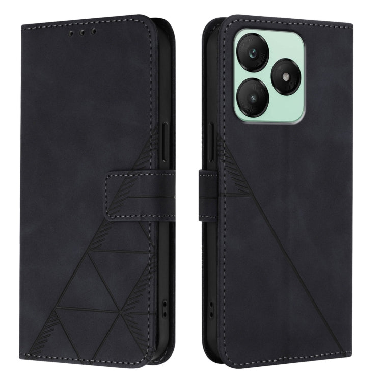For Wiko T20 Crossbody 3D Embossed Flip Leather Phone Case