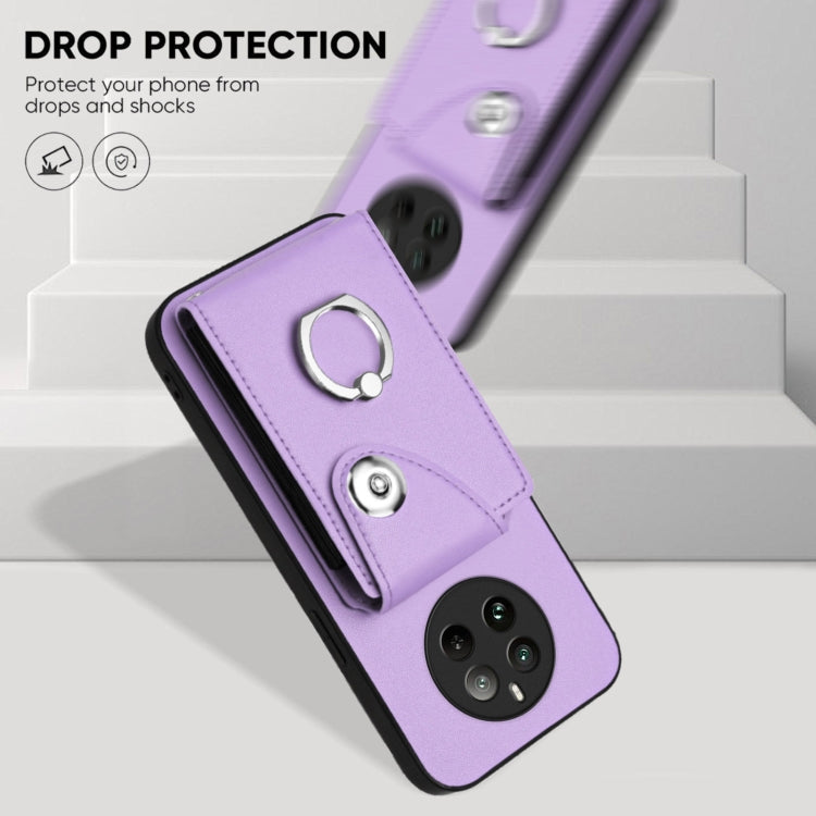 For Realme 12 Pro / 12 Pro+ Organ Card Bag Ring Holder Phone Case