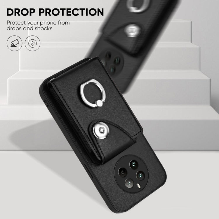 For Realme 12 Pro / 12 Pro+ Organ Card Bag Ring Holder Phone Case