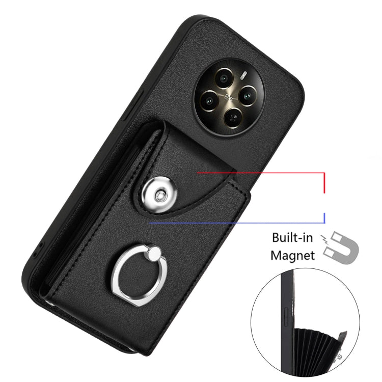 For Realme P1 5G India Organ Card Bag Ring Holder Phone Case