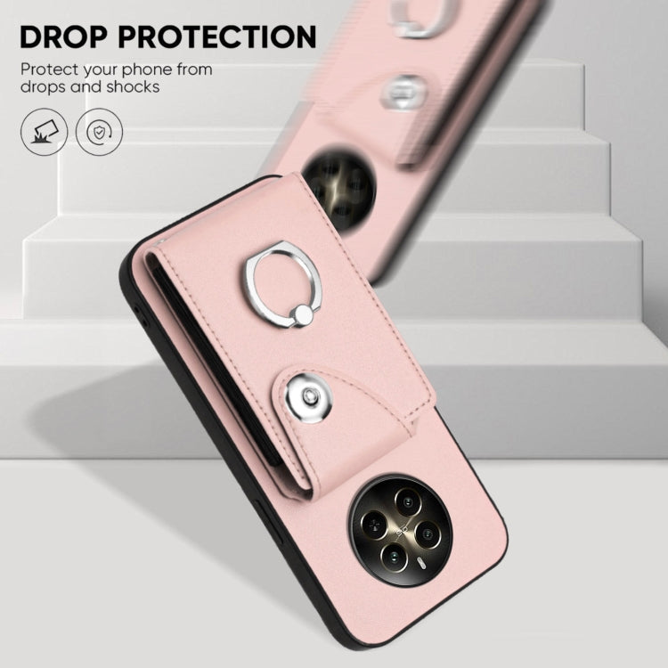 For Realme P1 5G India Organ Card Bag Ring Holder Phone Case